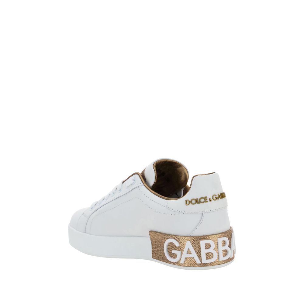 White Calf Leather Bos Taurus Low Top Sneakers