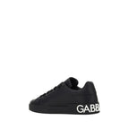 Black Calf Leather Bos Taurus Low Top Sneakers