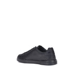 Black Calf Leather Bos Taurus Low Top Sneakers