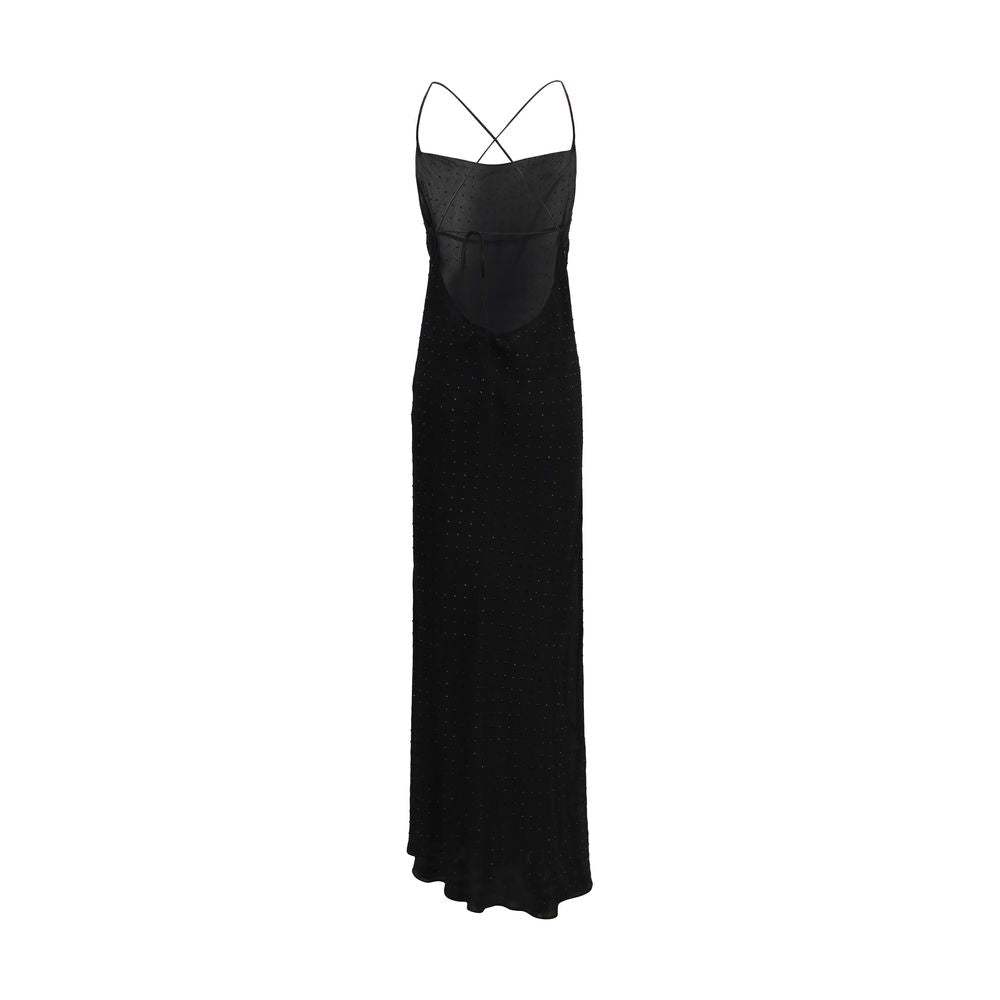 Black Polyester Casual Dress