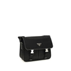 Black Polyamide Shoulder Bag