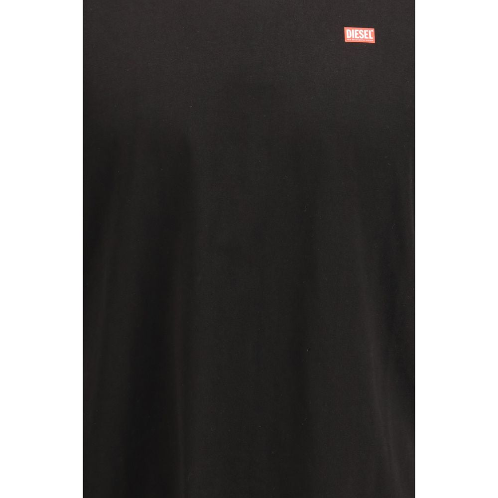 Black Cotton T-Shirt