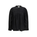 Black Cotton Dress Shirt
