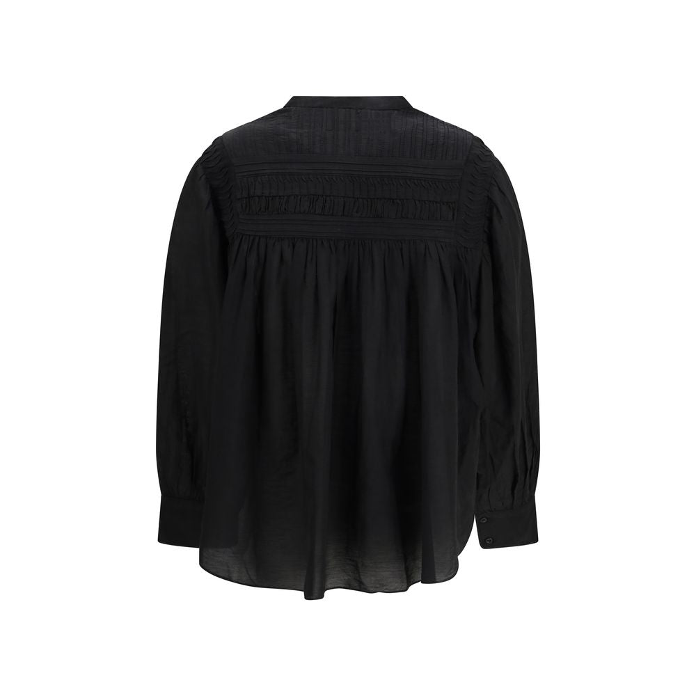 Black Cotton Dress Shirt
