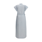 Blue Copper Long Dress