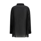Black Lycra Dress Shirt