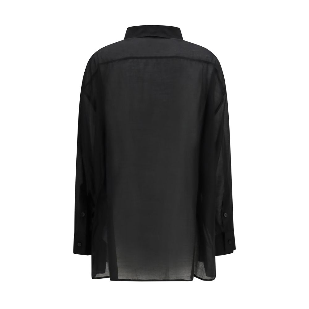 Black Lycra Dress Shirt