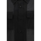 Black Lycra Dress Shirt