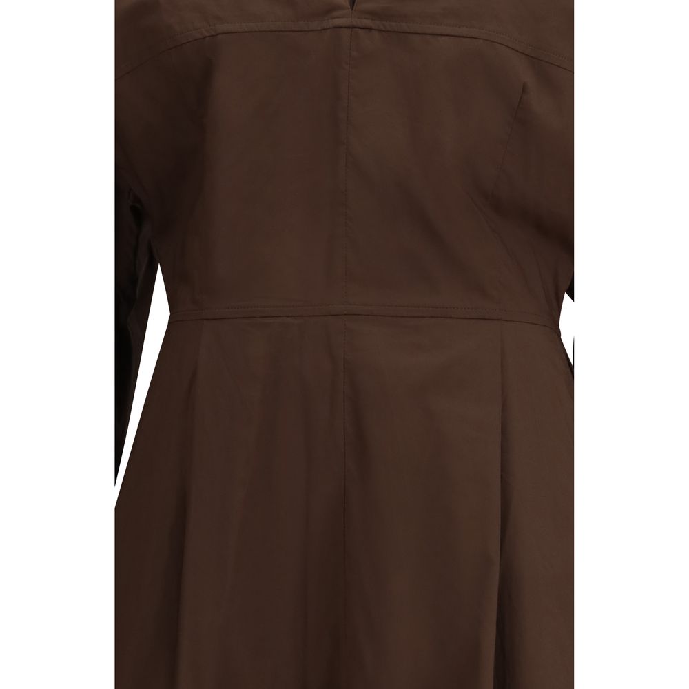 Brown Cotton Jumpsuit