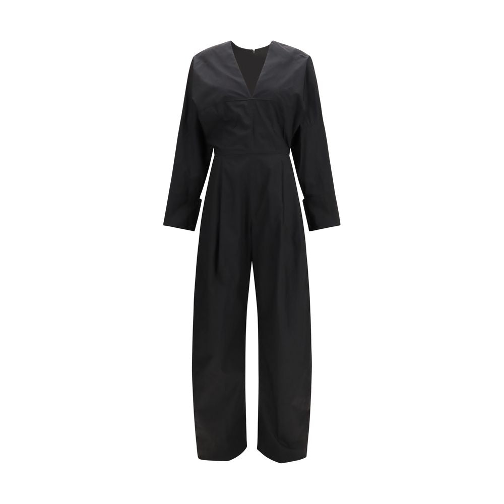 Black Cotton Jumpsuit