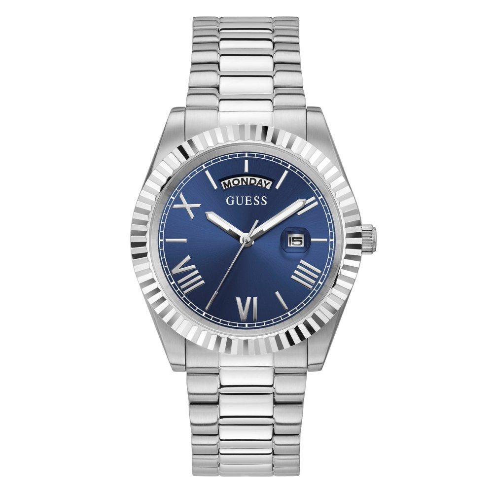 Gray Stainless Steel Dress Watch