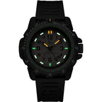 Black Resin Sport Watch