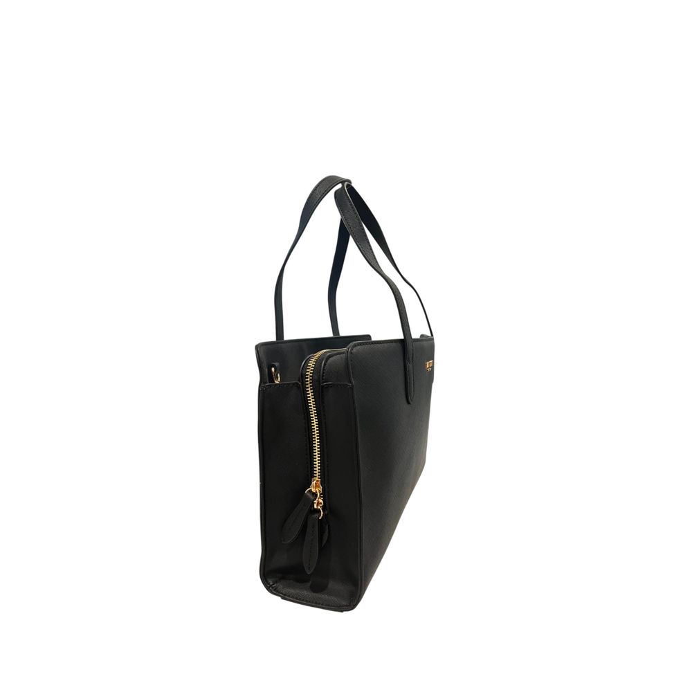 Black PU Women Shoulder Bag