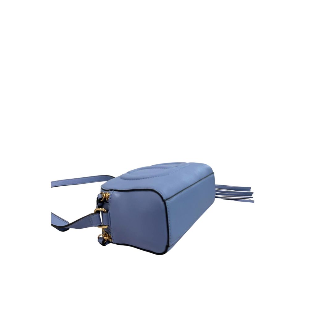 Blue PU Women Crossbody