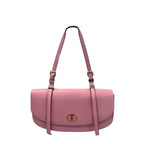 Pink PU Women Shoulder Bag