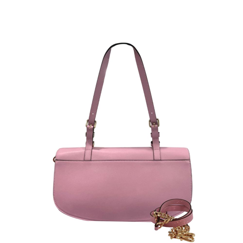 Pink PU Women Shoulder Bag