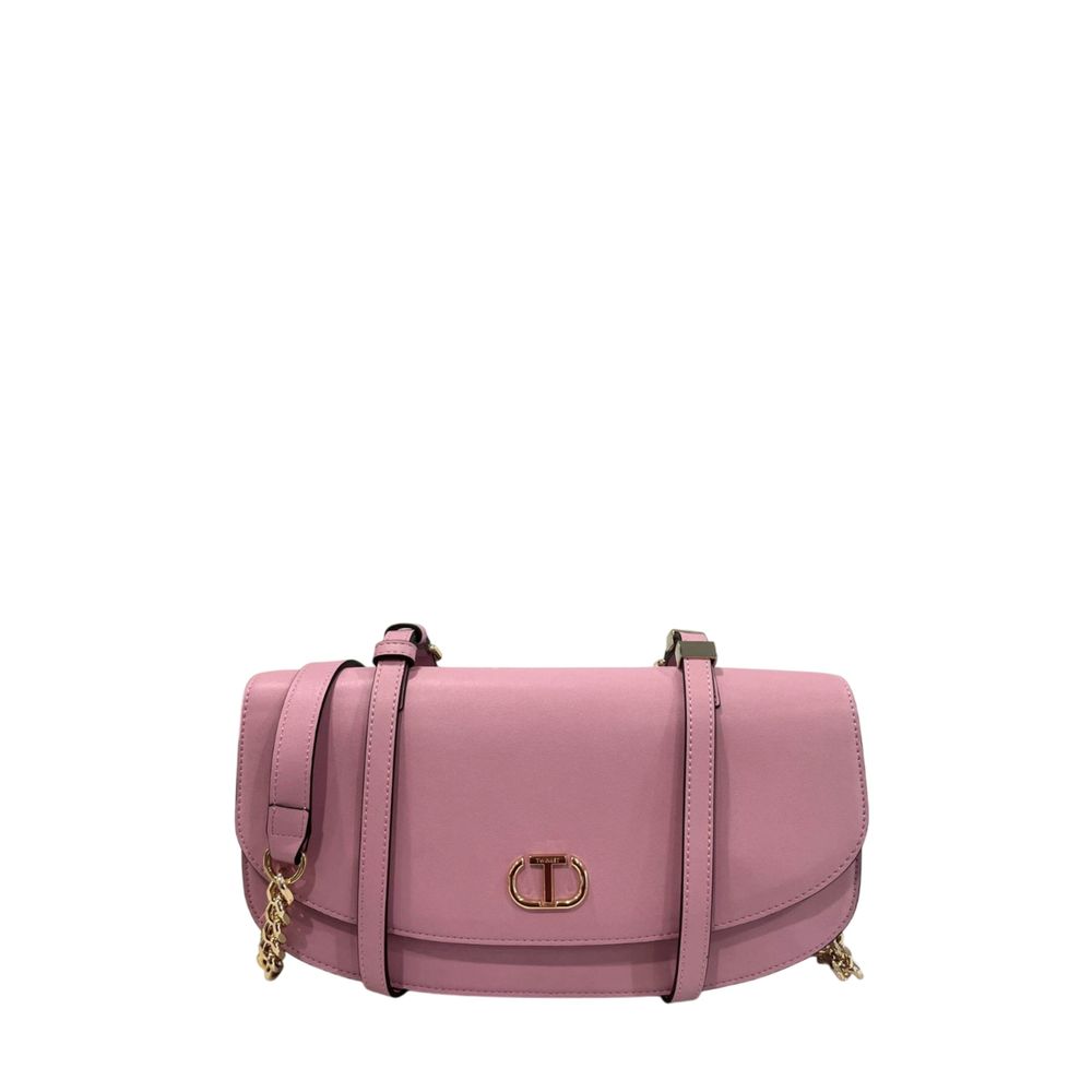 Pink PU Women Shoulder Bag