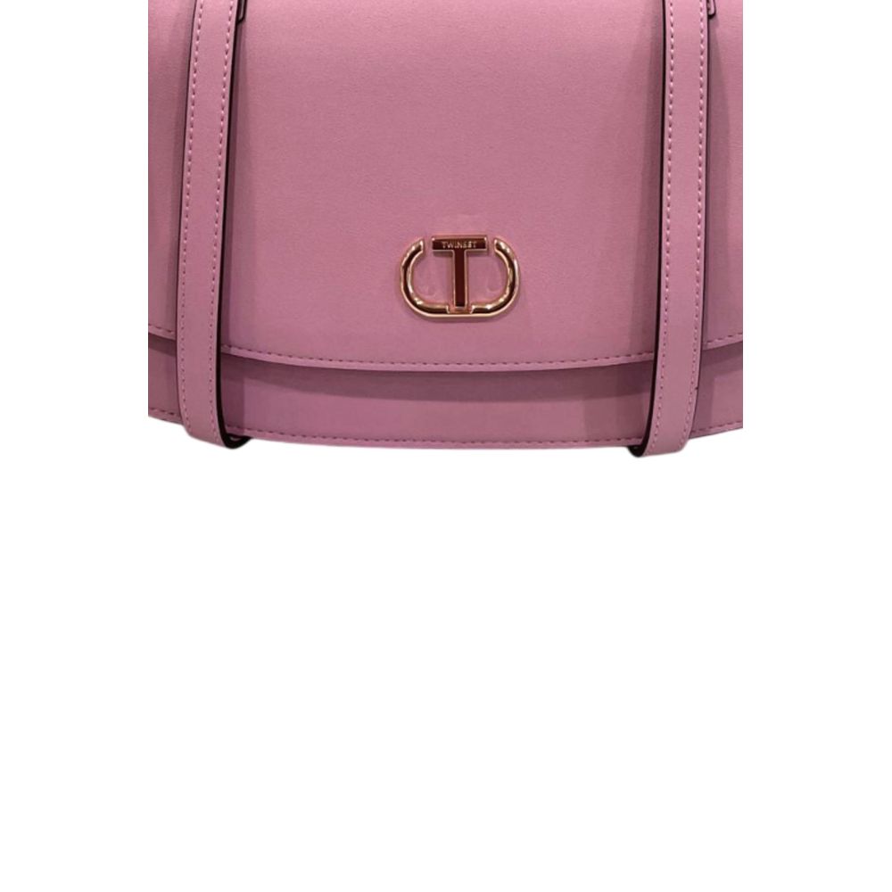 Pink PU Women Shoulder Bag