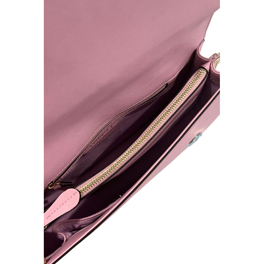 Pink PU Women Shoulder Bag