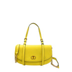 Yellow PU Women Shoulder Bag