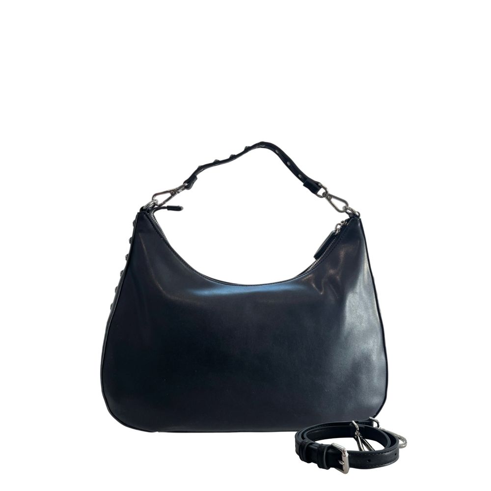 Black PU Women Shoulder Bag