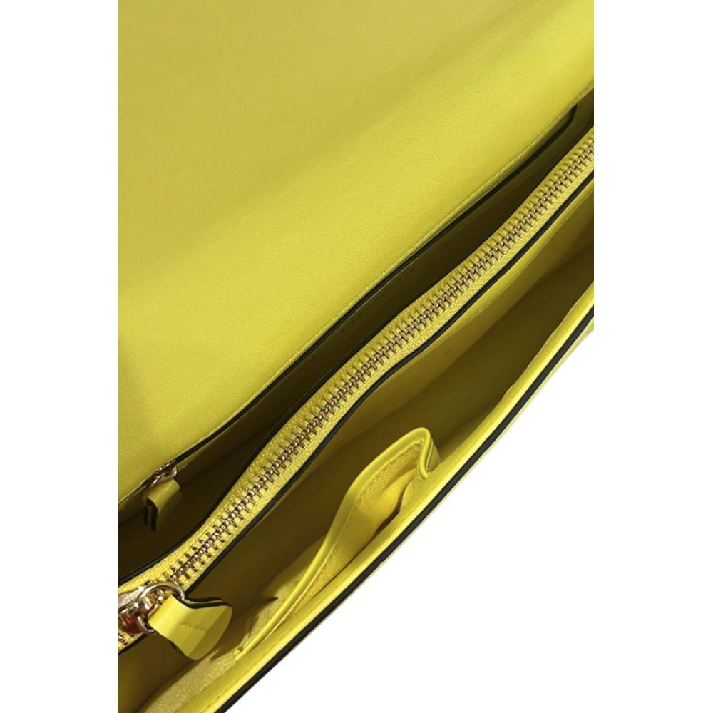 Yellow PU Women Shoulder Bag