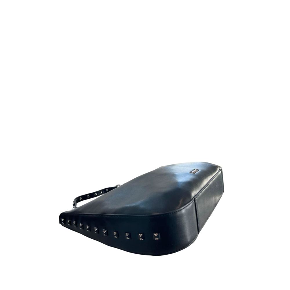 Black PU Women Shoulder Bag