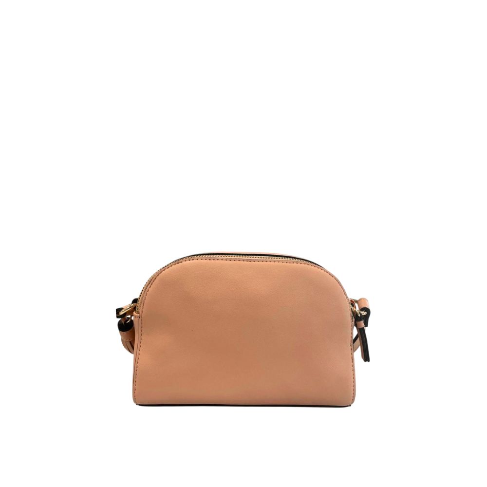 Pink Faux Leather Women Crossbody
