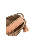 Pink Faux Leather Women Crossbody