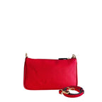 Red PU Women Crossbody Bag