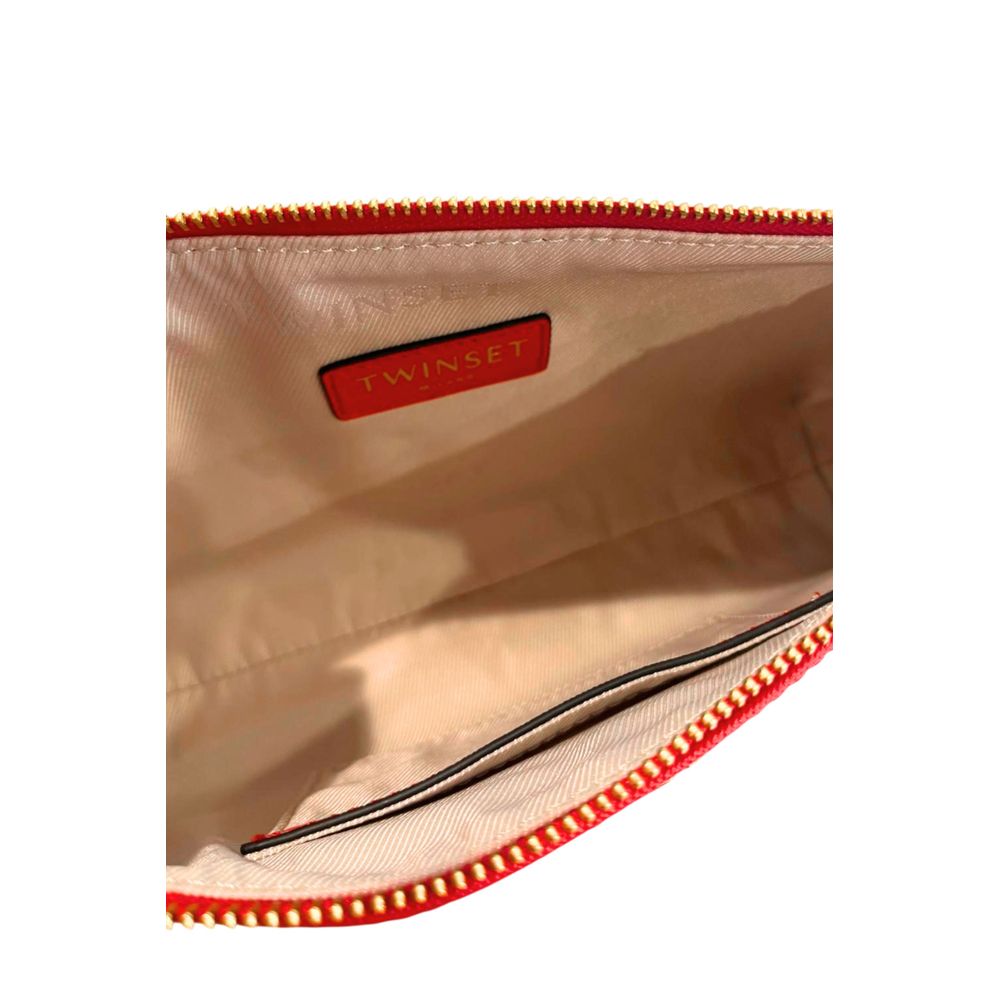 Red PU Women Crossbody Bag