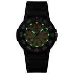Black Rubber Sport Watch