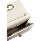 Beige PU Women Crossbody Bag