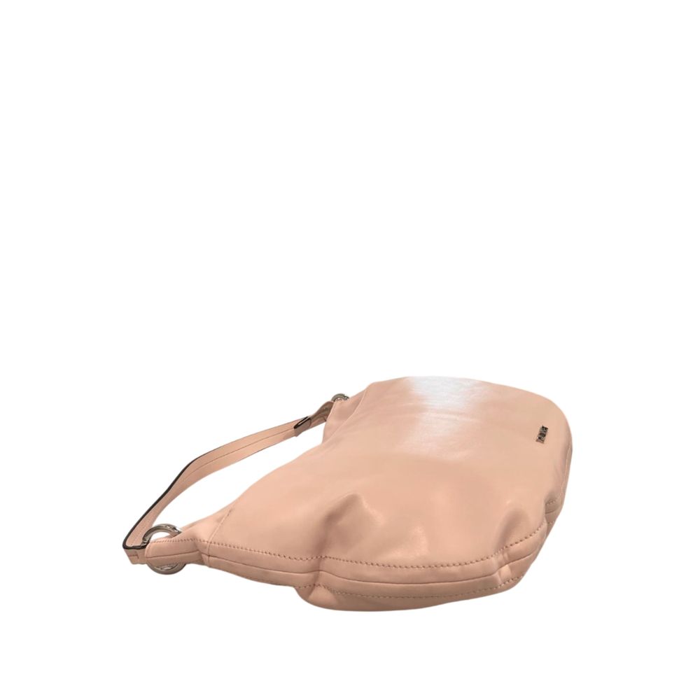 Pink PU Women Shoulder Bag