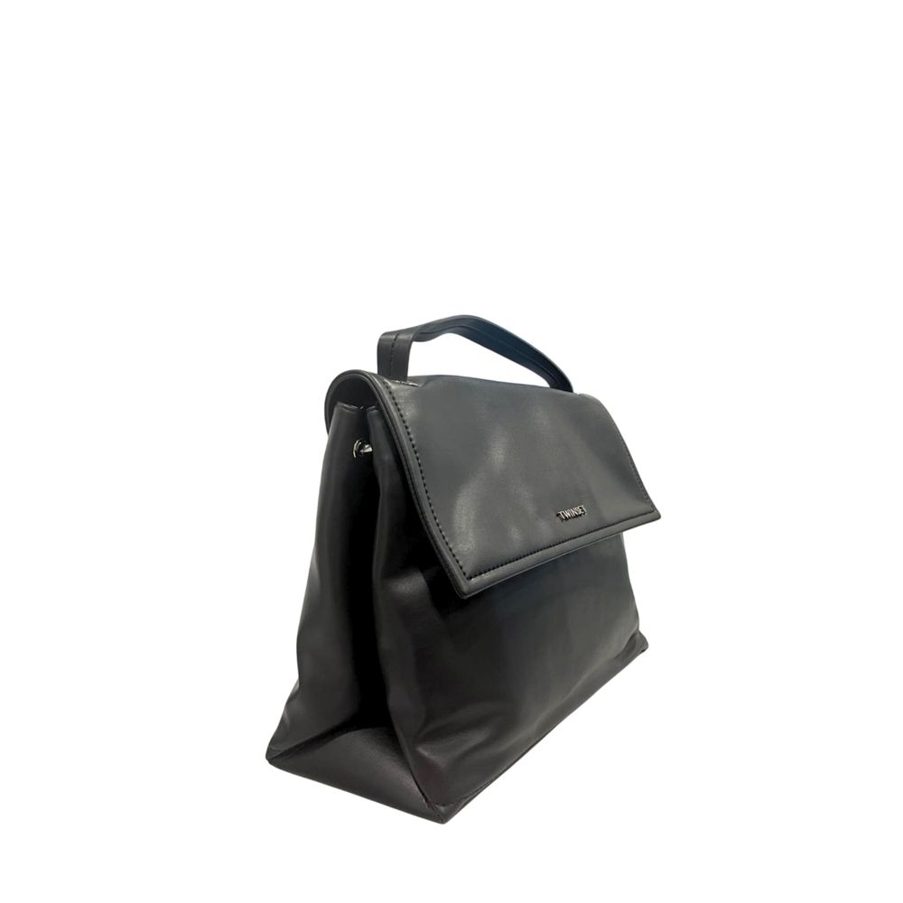 Black PU Women Handbag