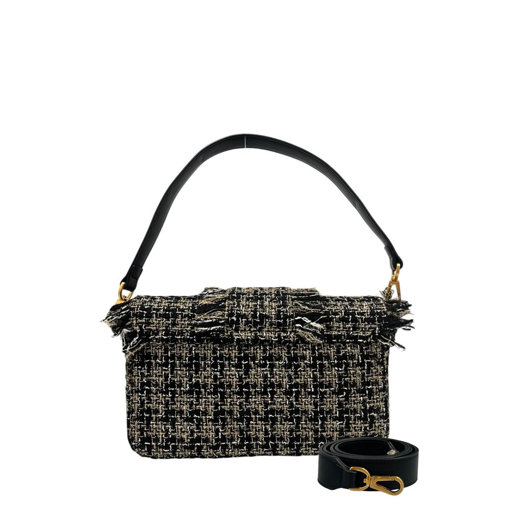 Black PU Women Shoulder Bag