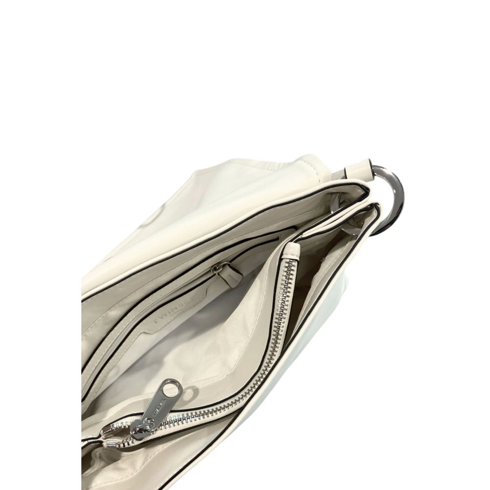 White PU Women Shoulder Bag