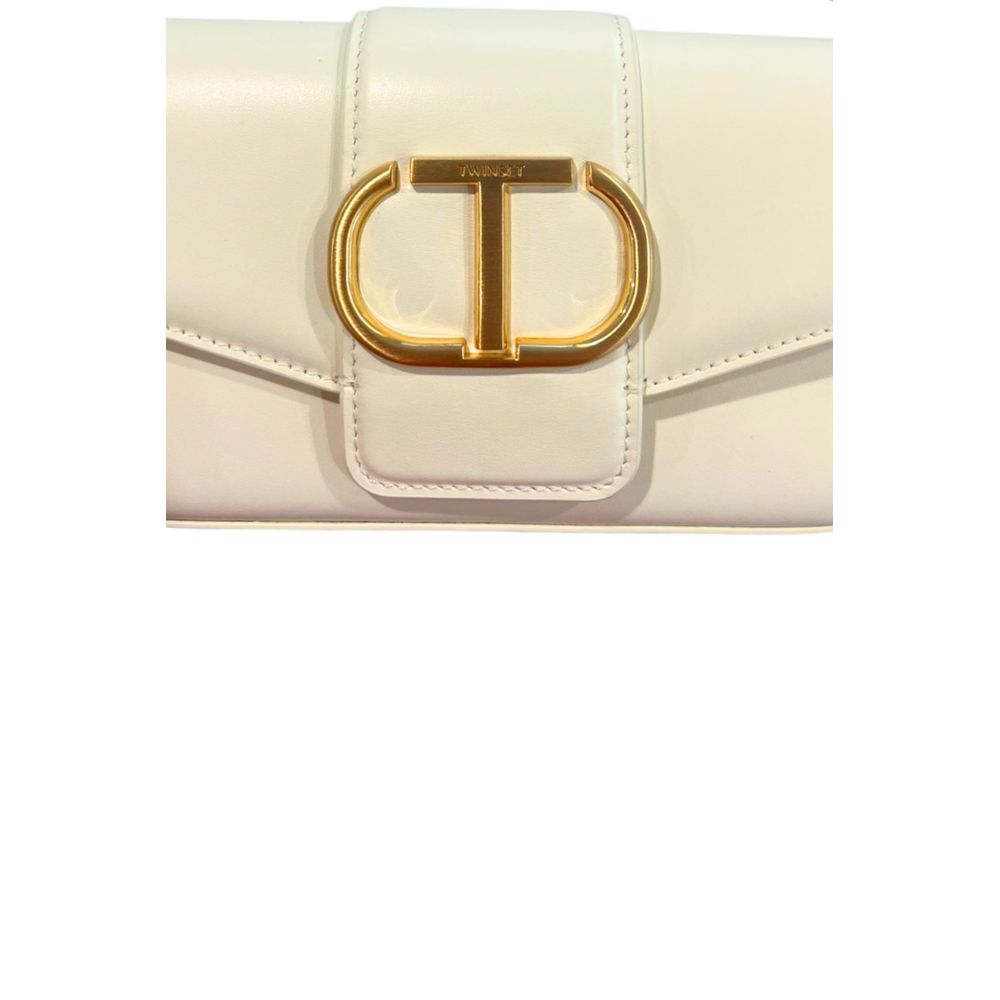 White Polyethylene Clutch Bag
