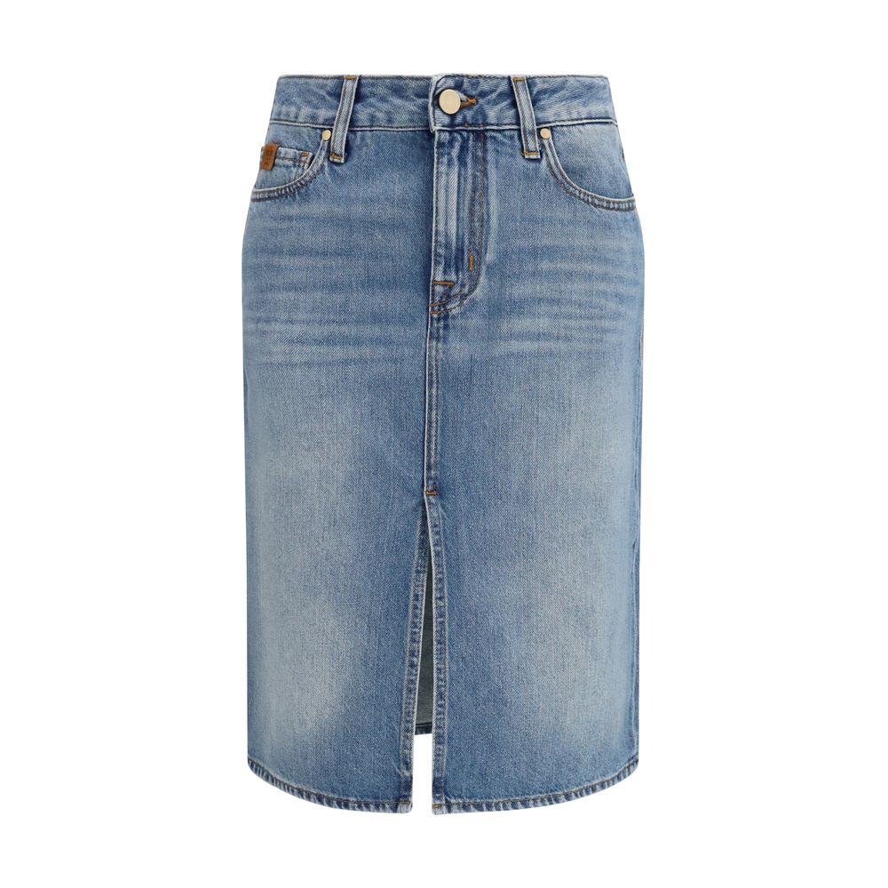 Blue Denim Skirt