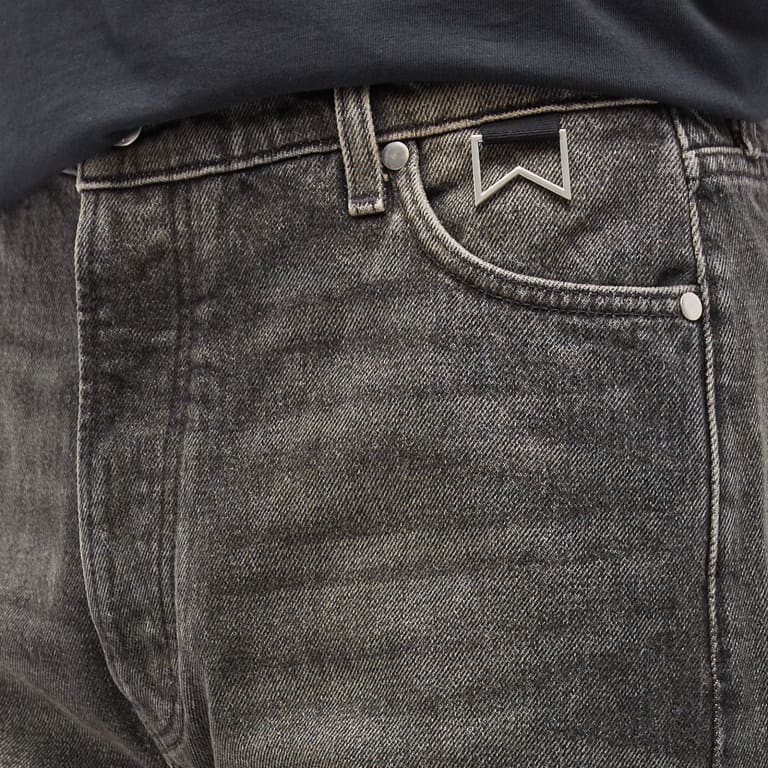 Black Cotton Jeans Denim