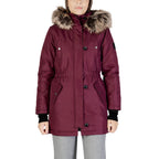 Bordeaux Polyester Parka