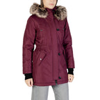 Bordeaux Polyester Parka