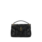 Black Lamb Leather Shoulder Bag