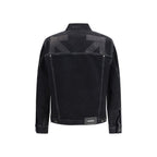 Black Cotton Denim Jacket