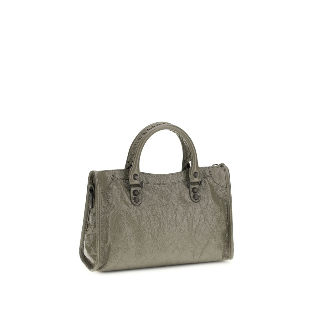 Gray Calf Leather Bos Taurus Shoulder Bag
