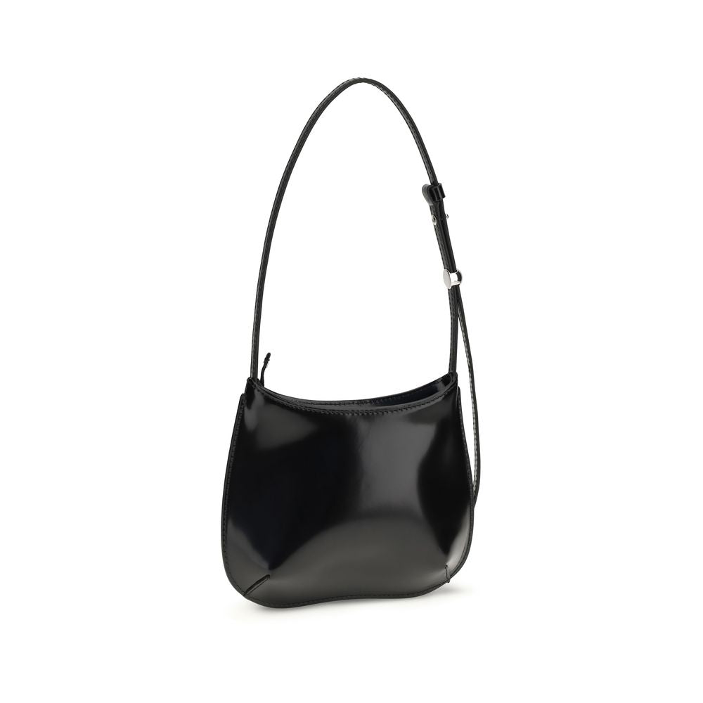 Black Calf Leather Bos Taurus Shoulder Bag