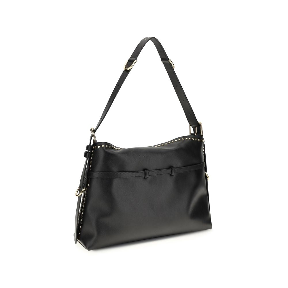Black Calf Leather Bos Taurus Shoulder Bag