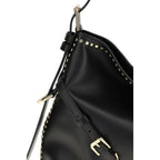 Black Calf Leather Bos Taurus Shoulder Bag