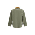 Bicolor Cotton Biker Jacket