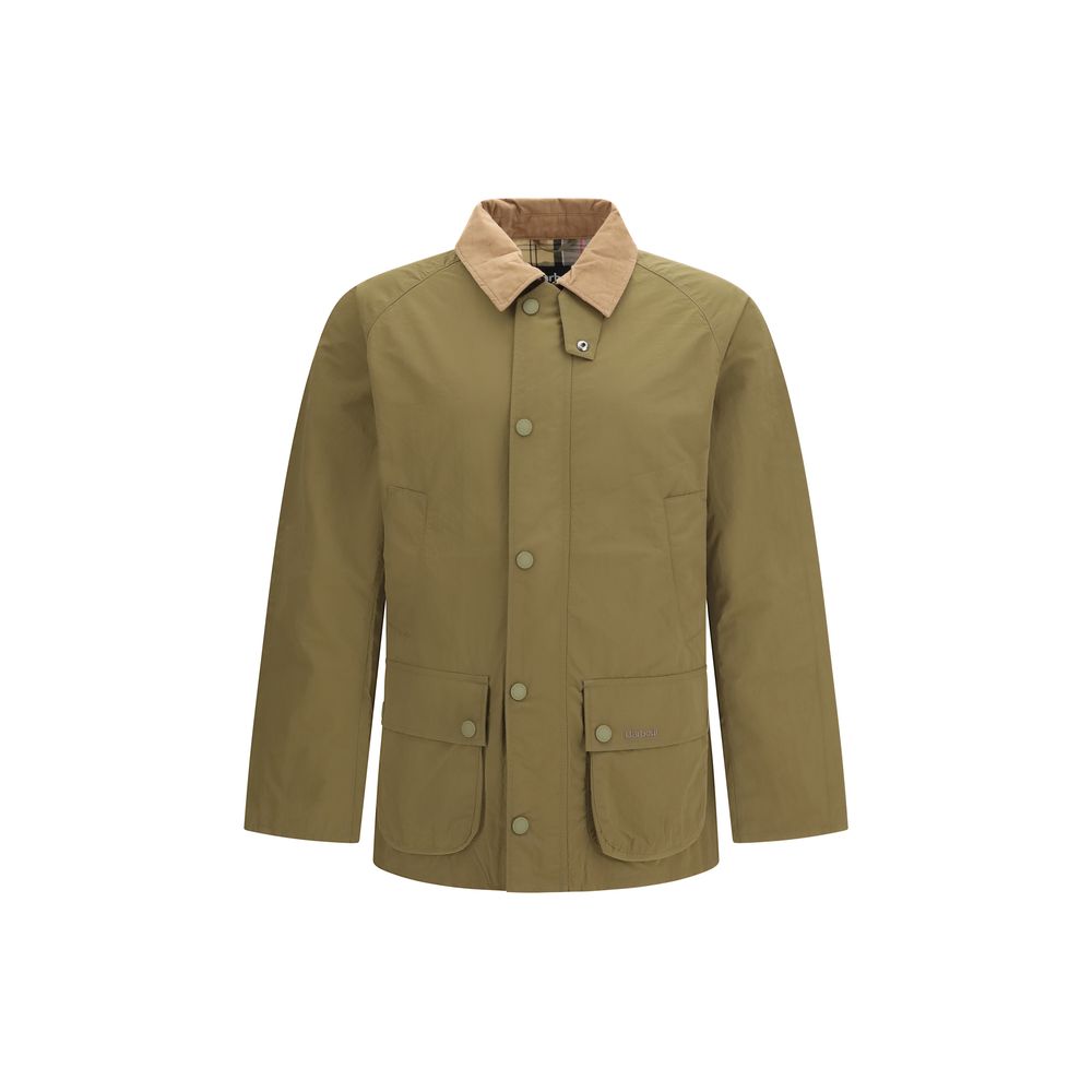 Beige Polyamide Rain Coat